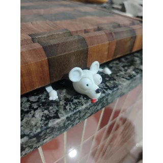 Marcador de Página Rato Esmagado 3D - Divertido e Criativo