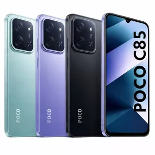 Celular Xiaomi POCO C85 4G Tela LCD 6.9" 256 ROM Câmera 50MP Lnclui NFC em Oferta na Shopee