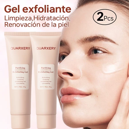QUARXERY Esfoliante Facial , Esfoliante Corporal, Limpieza Profunda de Poros para Piel Grasa, Seca y Mixta