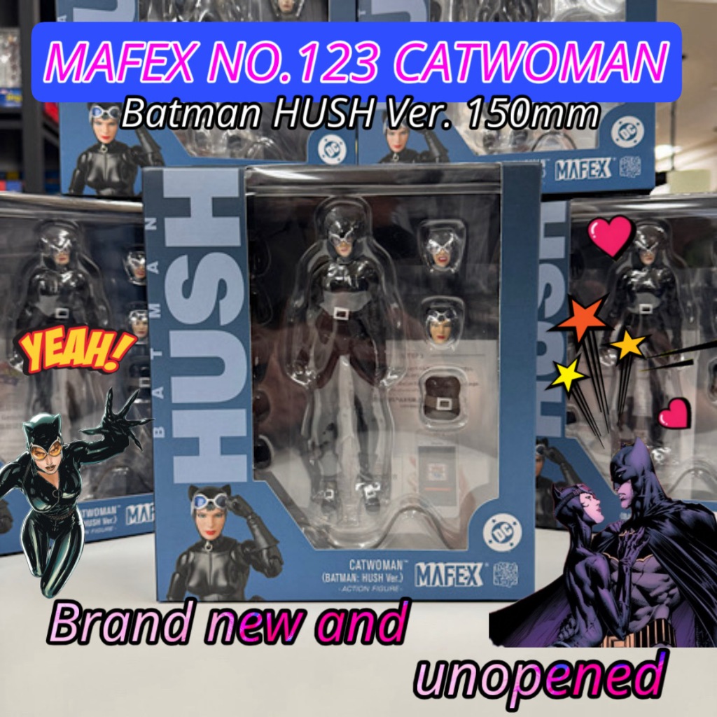MAFEX No . 123 CATWOMAN-Versão Batman HUSH-Marvel MedicomToy JP
