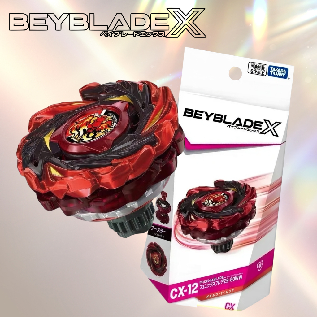 Takara Tomy Beyblade X CX-12 Booster Phoenix Flare W9-80WW Versão