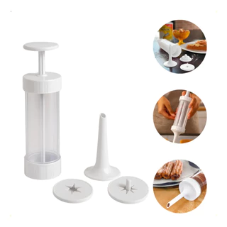 Maquina de Churros Manual Modelador Aparelho de fazer Churros Rechear Branco - Nitron em Oferta na Shopee