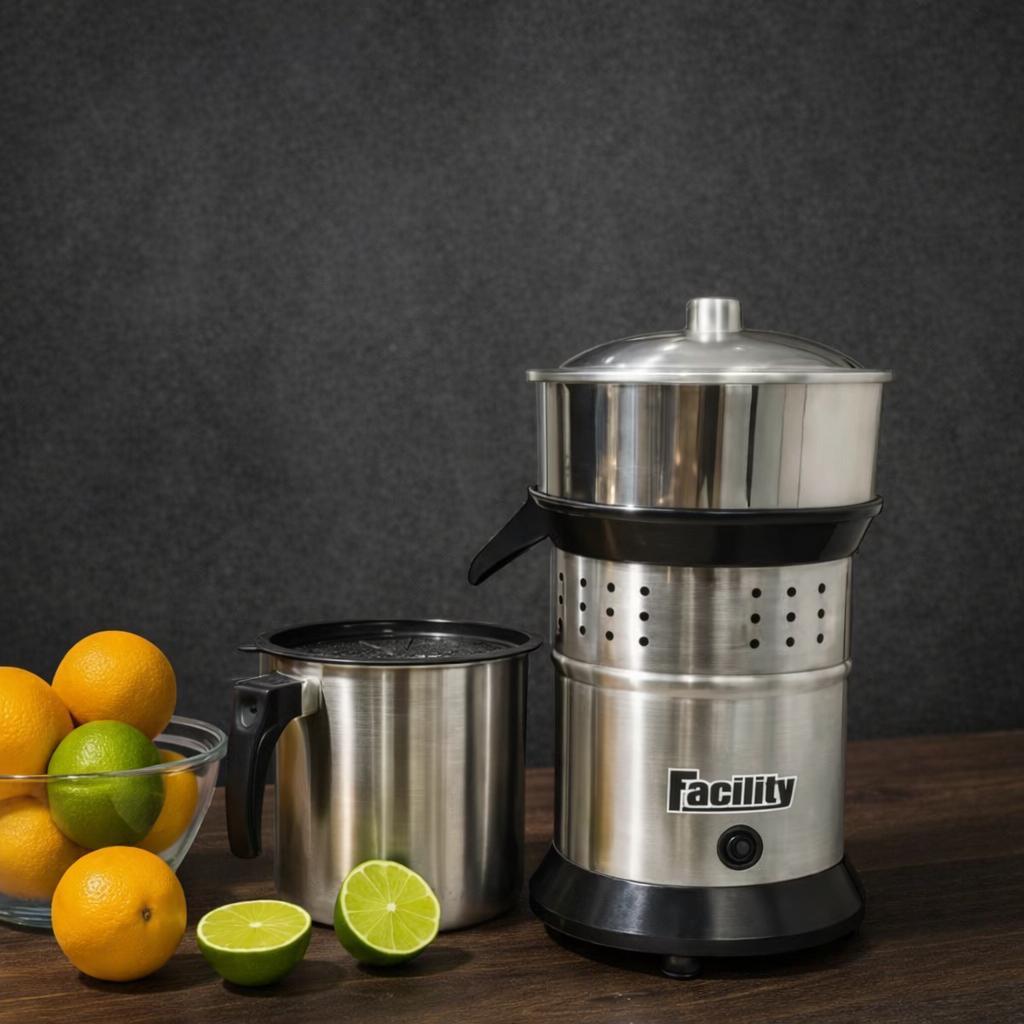 Extrator Espremedor Sucos Laranja Industrial 700W Inox Profi