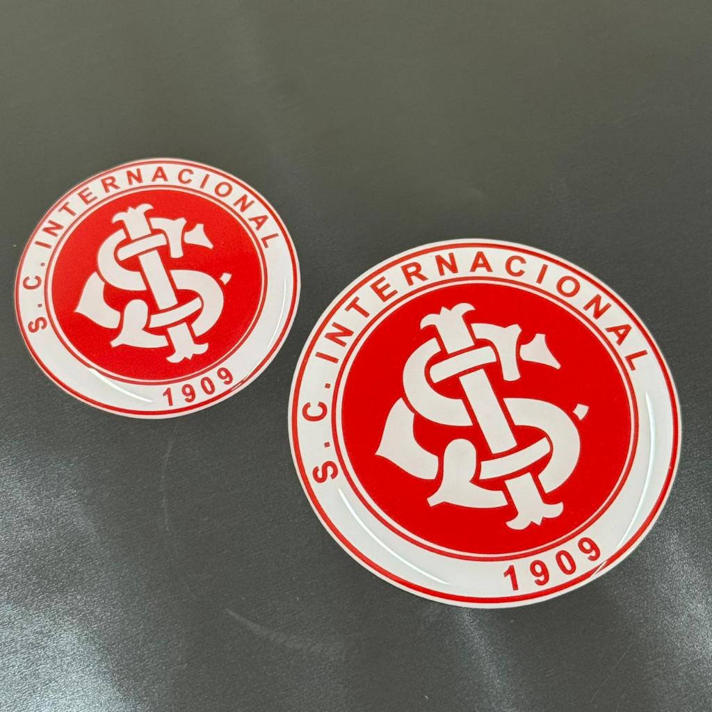 Adesivo Internacional Time - Sport Club Internacional Resinado 3D ...