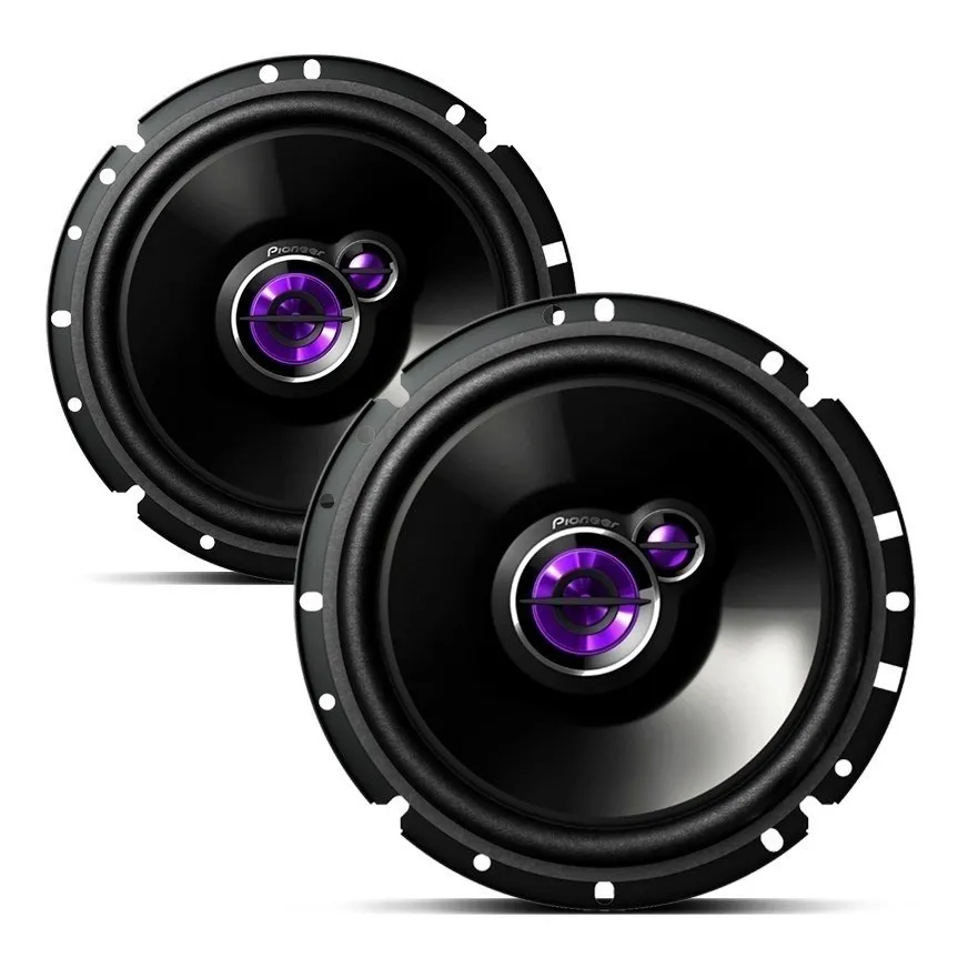 Par Alto Falante Pioneer 6 Polegadas 200w Triaxial Ts1760br Preto