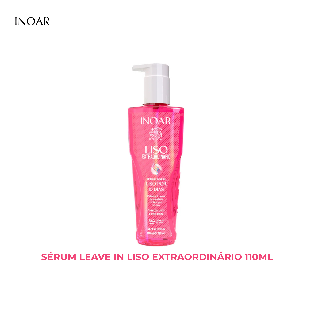 Sérum Leave In Inoar Liso Extraordinário 110ml | Shopee Brasil