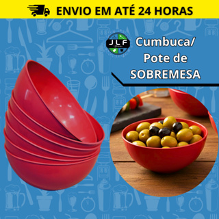 KIT Pote  Cumbuca Bowl Sobremesa Cozinha Sorvetes Açaí Colorido