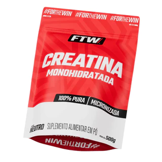 FTW Creatina Monohidratada Refil 500g - Energia, Força Muscular 100% Pura - Sabor Neutro em Oferta na Shopee