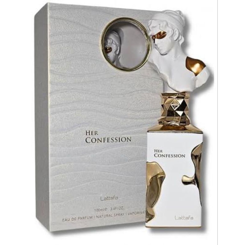 Perfume árabe Her Confession Lattafa EDP Feminino 100ML | Shopee