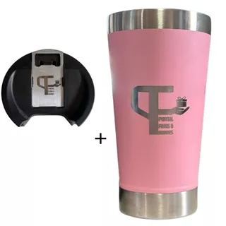 Kit 3, 5 e 10 Copos Térmico e Abridor Personalizado 473ml – Brinde com Tampa e Abridor |Nome Time Logo Evento