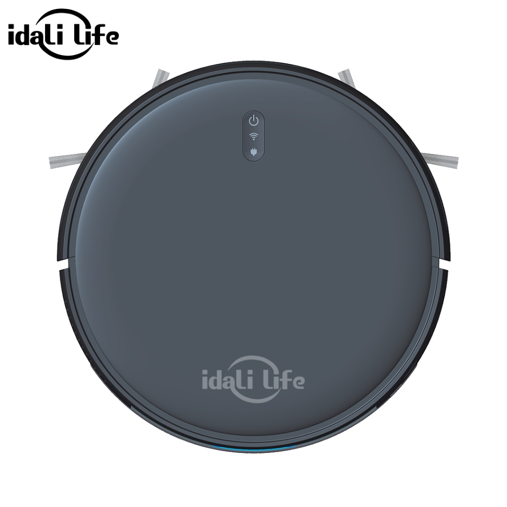 Aspirador Robô Inteligente Wi-Fi 2000Pa Alta Sucção 2 em 1 Limpeza Úmida e Seca com App IDALI LIFE