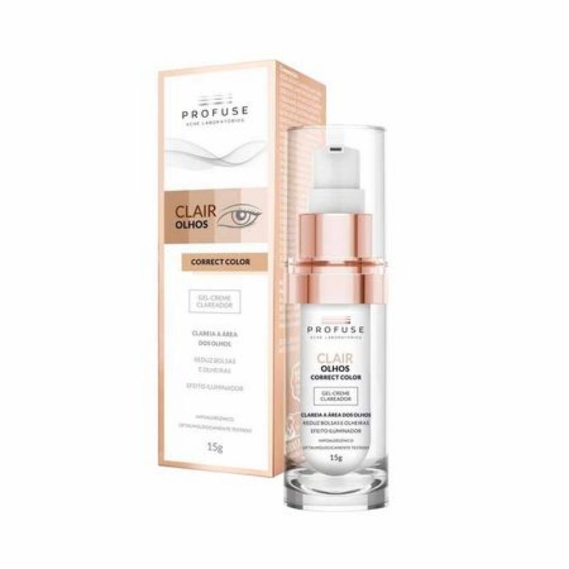 Gel Creme Clareador para a Área dos Olhos Profuse - Clair Olhos 15g ...