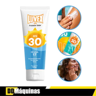 Protetor Solar 120g Uv Fator 30 Uva 17 Luvex em Oferta na Shopee