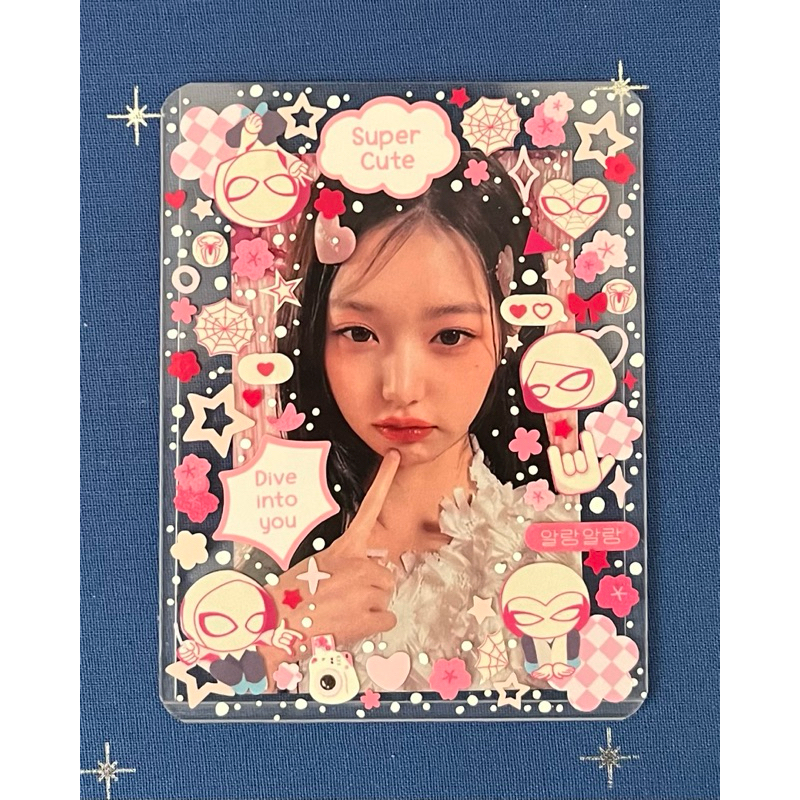TOPLOADER/ HOLDER DECORADO | kpop photocard collector delicado sticker ...
