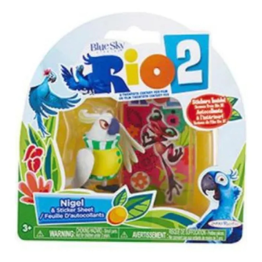 Boneco Nigel 6cm Do Filme Rio 2 Colecionável Sunny | Shopee Brasil