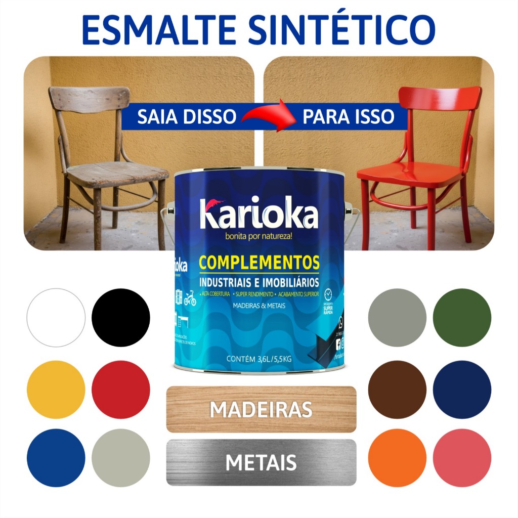 Tinta Óleo Esmalte Para Pintar Portão Grade Janela e Porta Madeira ...