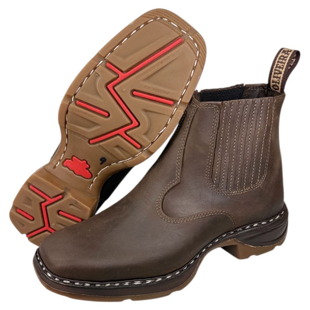 Botina Oliveira Vira Francesa Moderna Solado Jump | Shopee Brasil