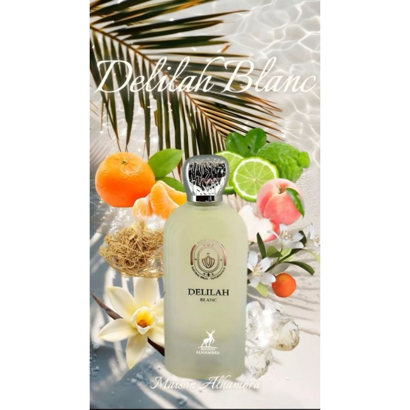 Perfume Arabe Original Maison Alhambra Delilah Blanc Feminino Edp