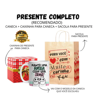 Presente para Amiga Caneca Personalizada Vários Modelos Xícara