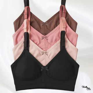 KIT COM 4 SUTIÃS Reforçados Plus Size Alta Sustentação Tecido Duplo Alças Grossas em Oferta na Shopee