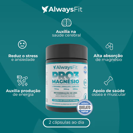Capsulas de magnésio sendo consumidas com água