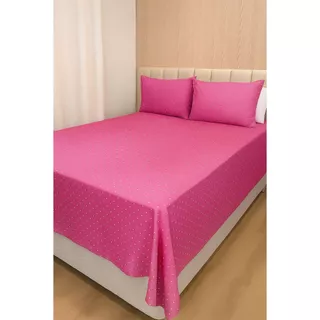 Jogo de Lençol Poá Poliéster Cama  Solteiro, Casal e Casal Box Estampado, Macio e Prático em Oferta na Shopee