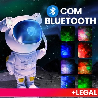 Projetor de Estrelas Galáxia Astronauta Luminária LED Decoração Quarto Gamer — foto 3 — Achou Levou Brasil