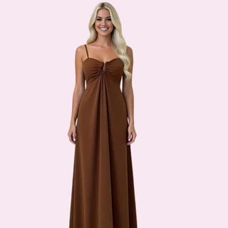 Vestido Longo Feminino  Alça Fina Detalhe no Busto e Lastex nas costas Alça Ajustável Verão em Oferta na Shopee