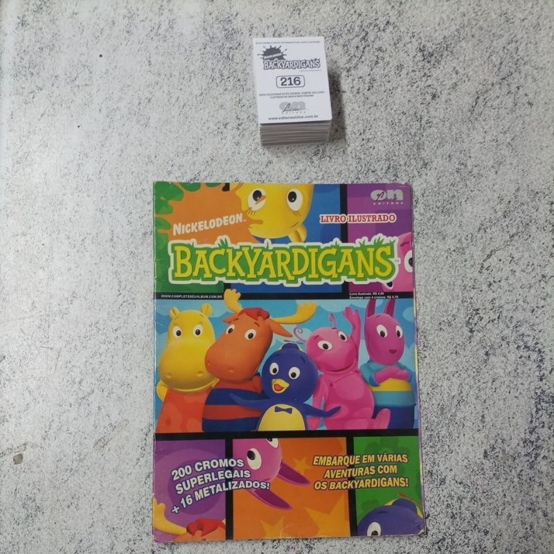 Backyardigans 2009 - álbum incompleto com defeito na capa 157 ...