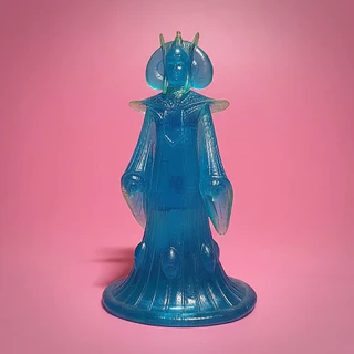 Figura Star Wars Saga Collection 2007 – Queen Amidala (Holographic) Azul Translúcido – Hasbro Raro 3.75"