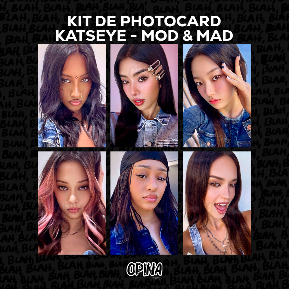 KATSEYE Holiday Chaos Box 限定トレカ　Yoonchae Photocard Katseye - Holiday Chaos - Fanmade - Kpop | Shopee Brasil