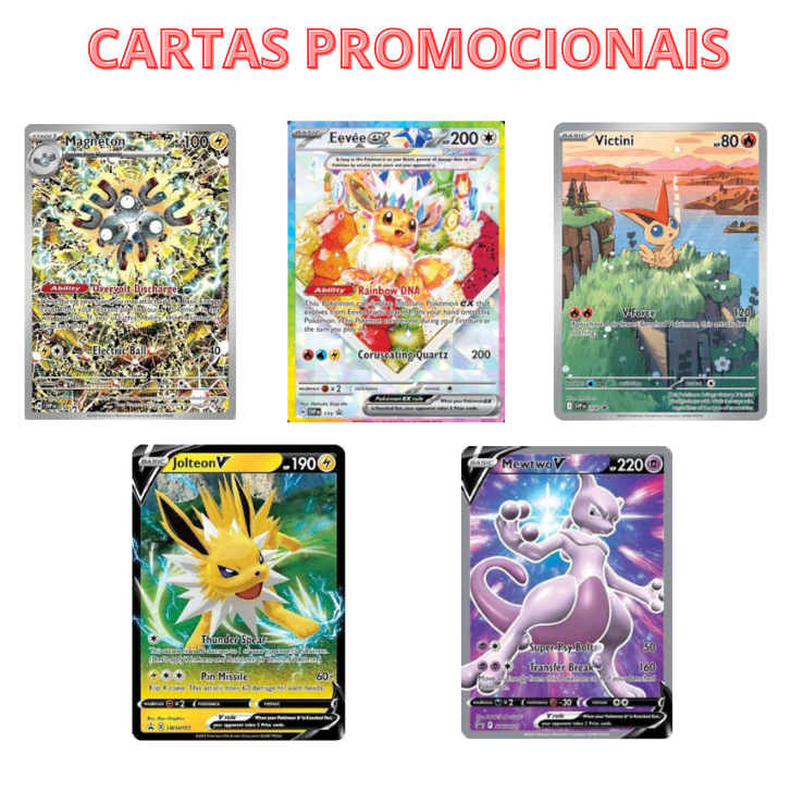Carta Pokémon - Card Ultra Rara Pokémon Original Copag Brasil - Escolha ...