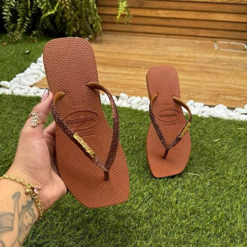 com glitter sandalia havaianas feminina alta Chinelo Havaianas Glitter em Oferta Shopee 2026
