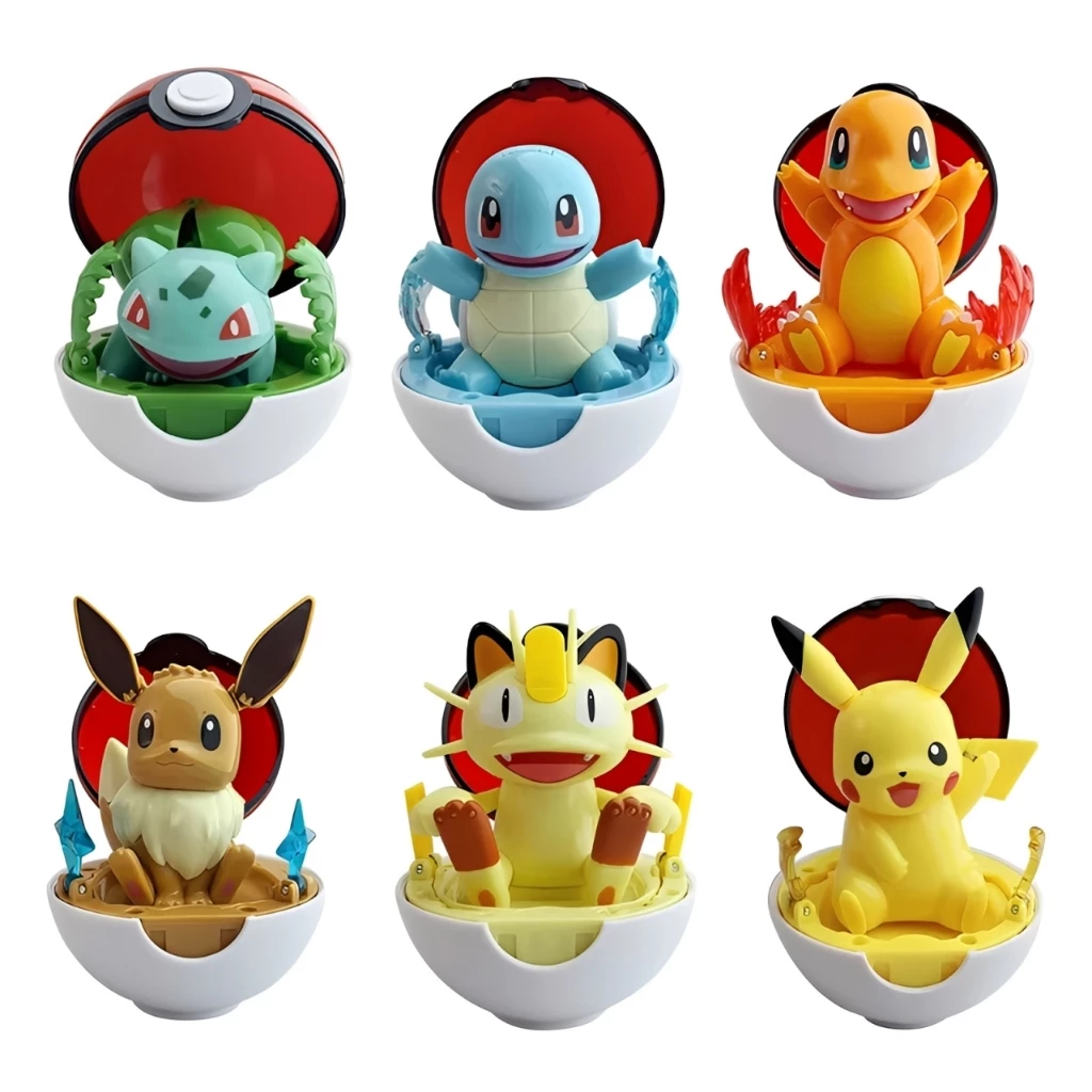 Pokémon Pokebola Abre e Fecha Brinquedo Modelo de Figura de ação Promocao