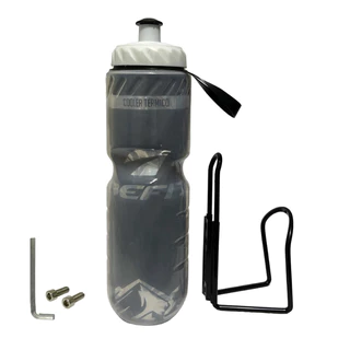 Garrafa Térmica 700ml Bike NIPARTE Caramanhora Squeeze com Tampa/Suporte de alumínio c/ 2 Parafusos e 1 Ferramenta