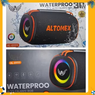 Caixa De Portátil Compacta Potente 30 W À Prova D'Água Luz Led RGB TWS Fm  Som Stéreo Duplo em Oferta na Shopee