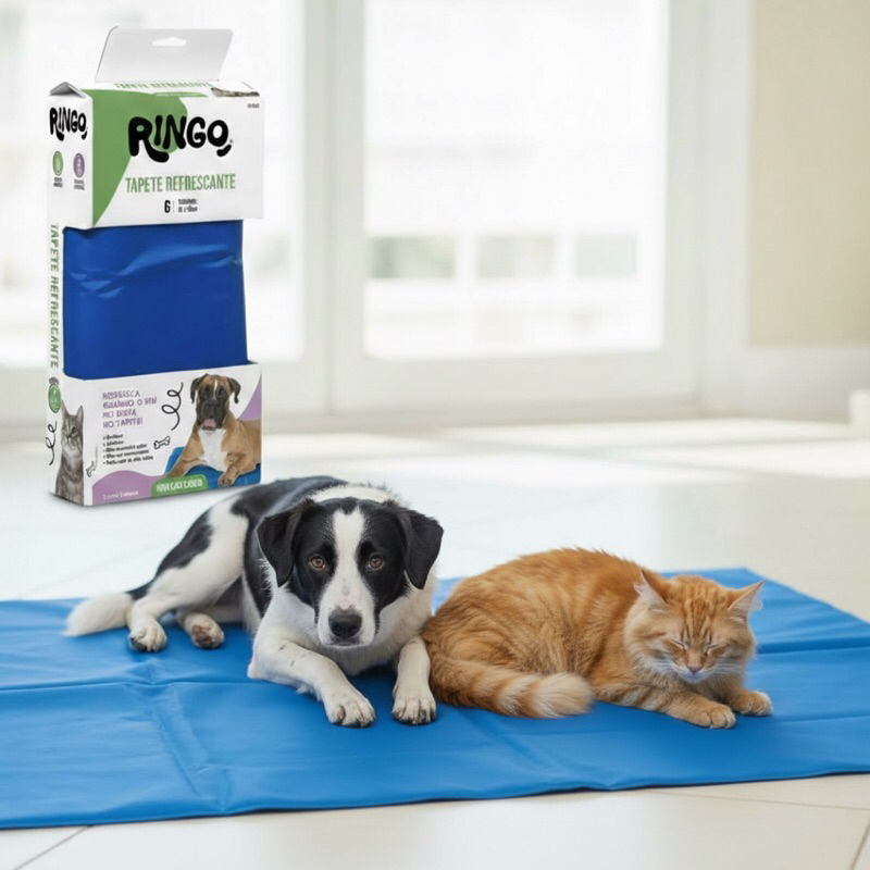 TAPETE GELADO COLCHONETE REFRESCANTE PARA CACHORRO GATO - NAPI ou Ringo ...