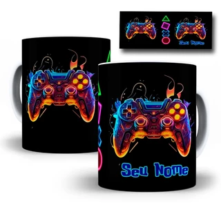Caneca Xícara PlayStation Personalizada Com Seu Nome