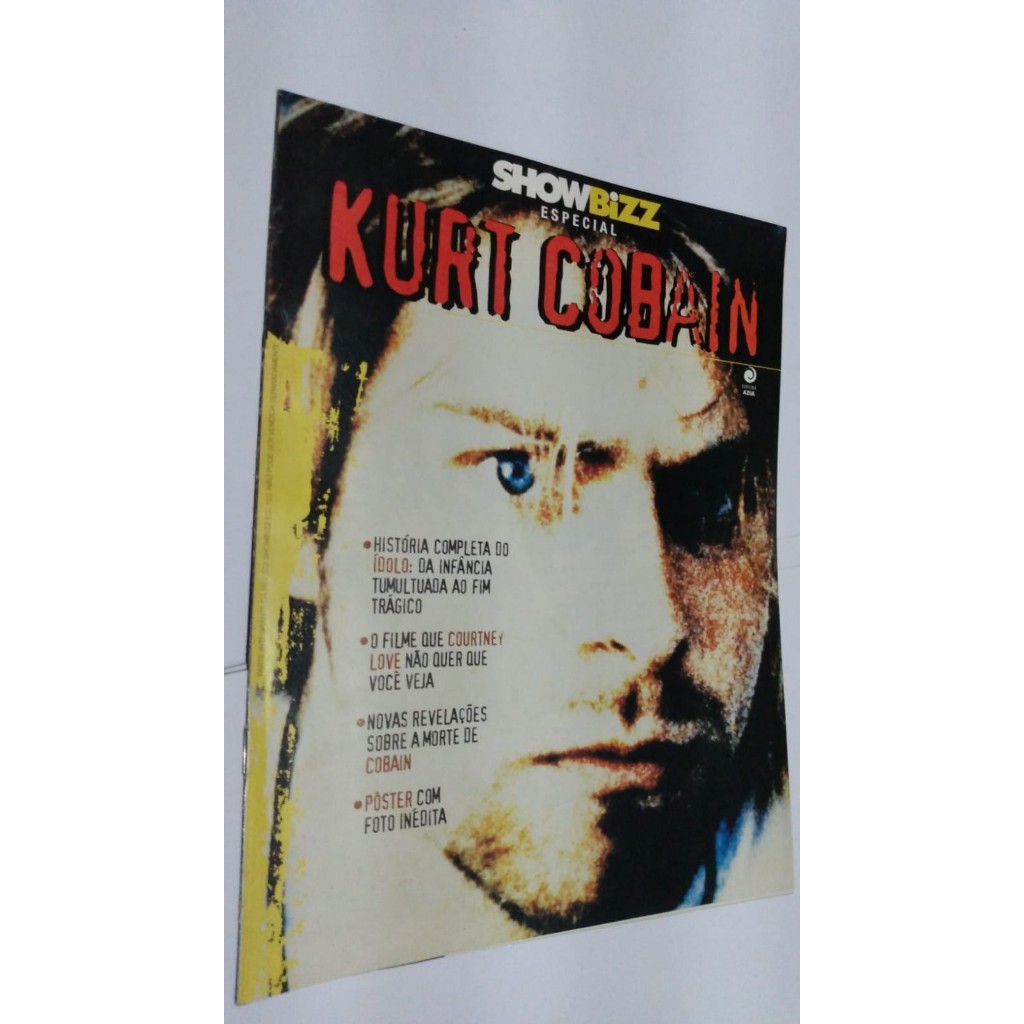 Revista encarte Kurt Cobain da revista Showbizz especial Nirvana
