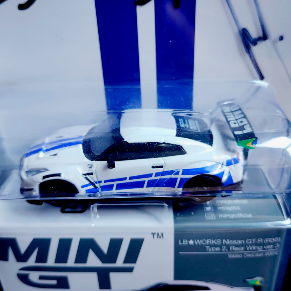 LB WORKS Nissan GT-R (R35) Type 2, Rear Wing ver.3 Salão Diecast 5