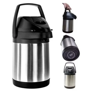 Garrafa térmica 2,5 litros inox Garrafa P/ Agua, cafe, cha, suco, terere, chimarao 2,5 litro