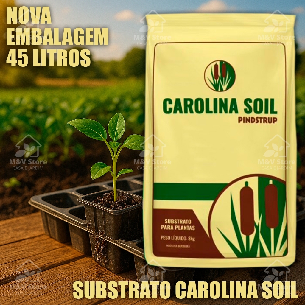 Substrato Carolina Soil / Pindstrup Ec 0.7 Formula 540 45l | Shopee Brasil