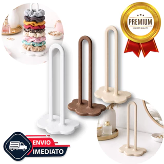 Suporte Organizador para Xuxinhas e Elásticos de Cabelo em Impressão 3D para Casa Compacto/ Útil PLA