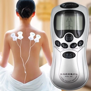 Aparelho de Fisioterapia Portátil com Choque Elétrico para Acupuntura Alivia Dores Musculares e Articulares massageador em Oferta na Shopee