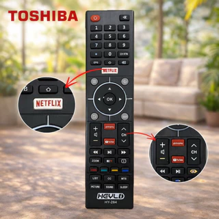 Controle remoto SEMP TOSHIBA para SMART TV / NETFLIX, YOUTUBE, GLOBOPLAY / HY-284