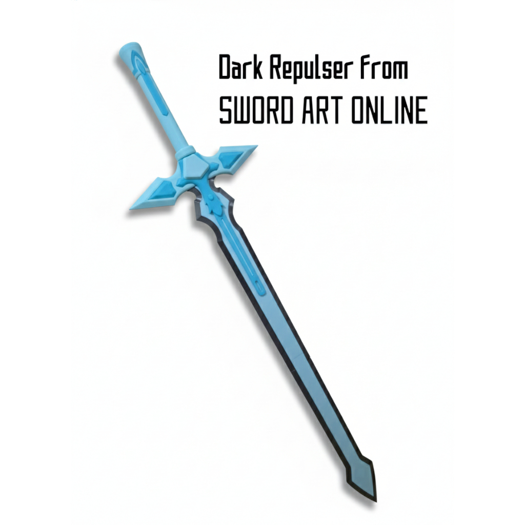 Espada Dark Repulser (Azul) - Kirito Sword Art Online (SAO