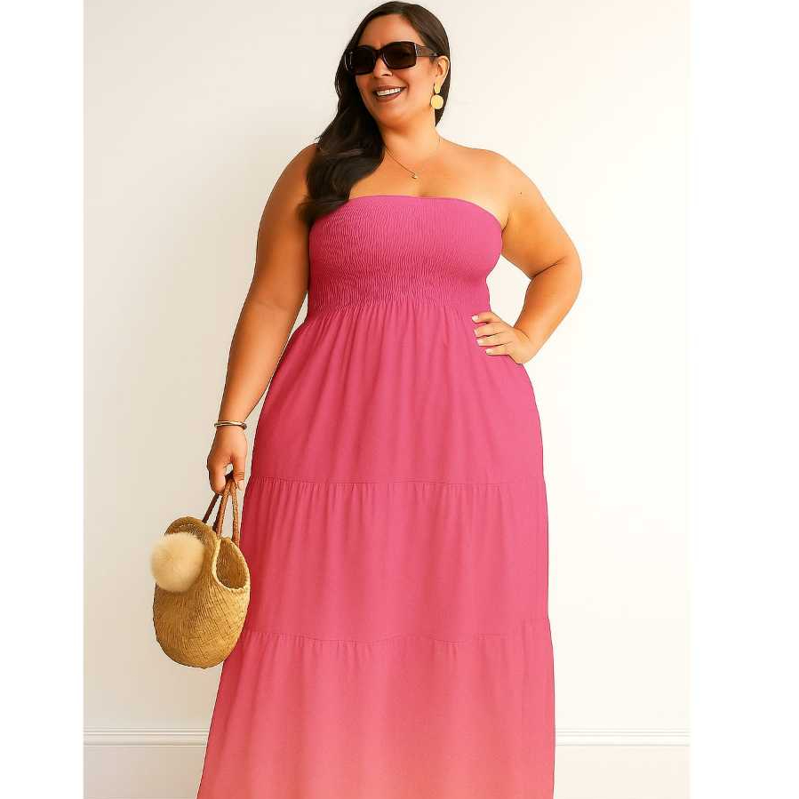 sachin and babi light blue dress Unique Vintage Plus Size Pink & White Gingham Bobbie Swing Dress