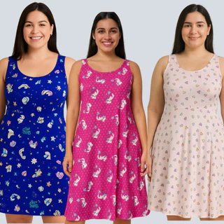 KIT CAMISOLA MALHA REGATA GRANDE SENHORA VESTIDO GESTANTE PLUS SIZE PIJAMA VERÃO CONFORTÁVEL LIGANETE ROUPA DE DORMIR em Oferta na Shopee