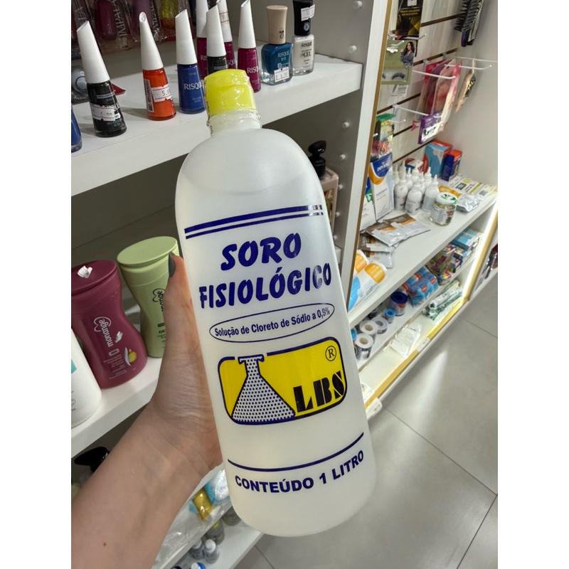 Soro Fisiológico LBS 0,9% com 1 litro | Shopee Brasil