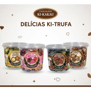 Trufa bombom Sabor Brigadeiro Ki-kakau pote com 30 unidades